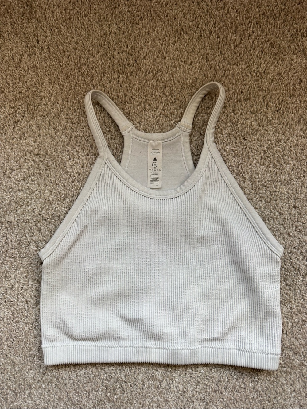 Balance Athletica / Vitality Ribbed High-Neck Cropped Tank Top